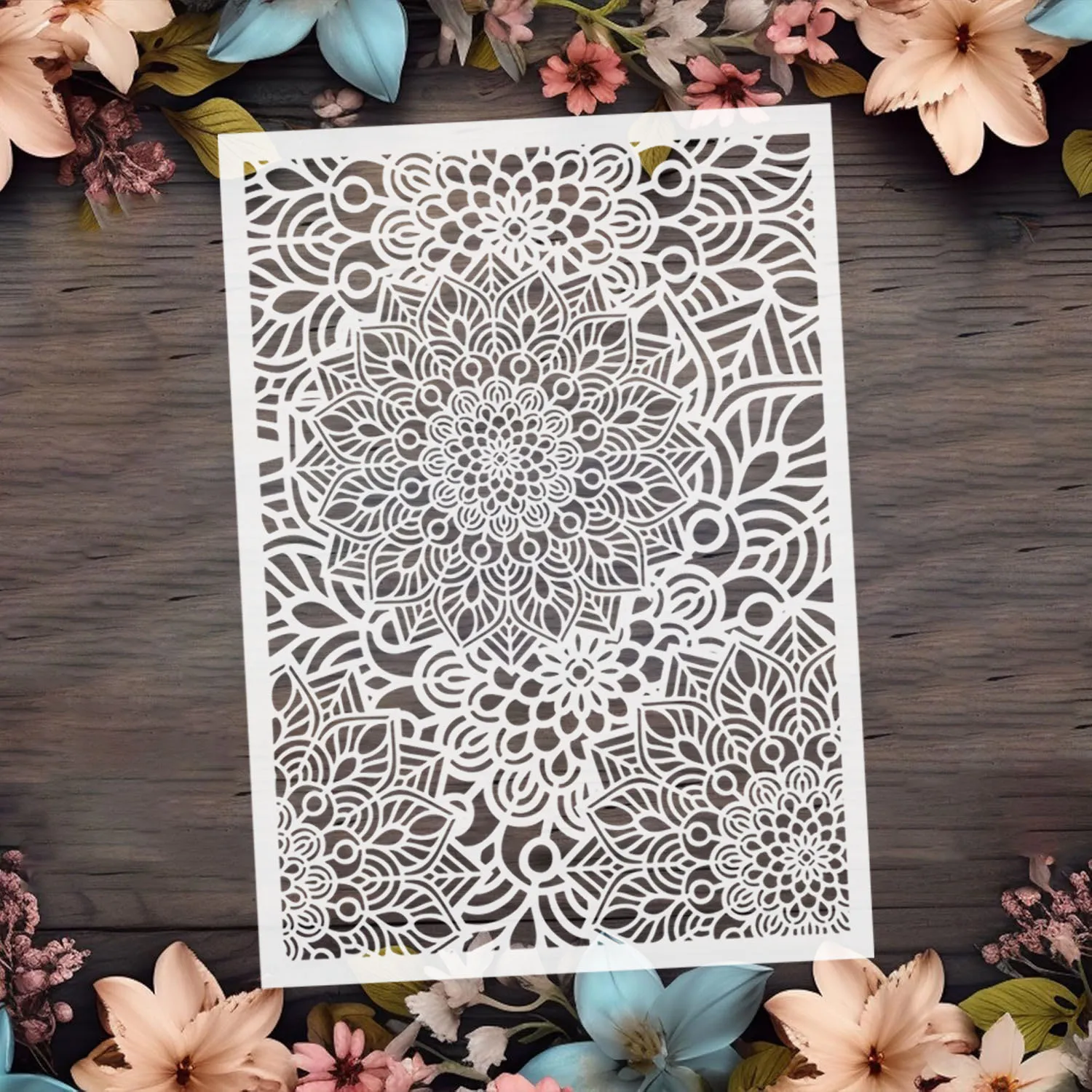 

Трафарет-мандала PenhuaMoban для рисования