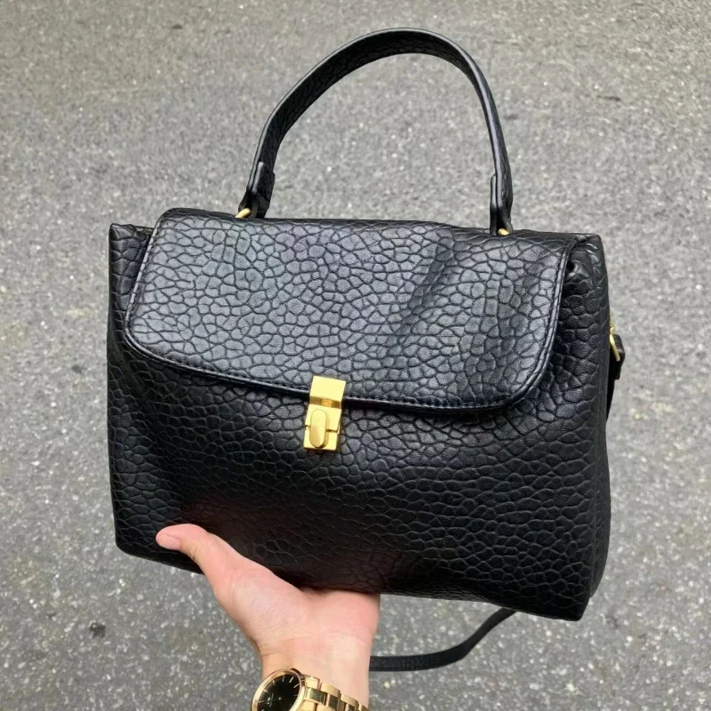 Модная индивидуальная однотонная сумка с верхней ручкой 2024 подходящая ко всему