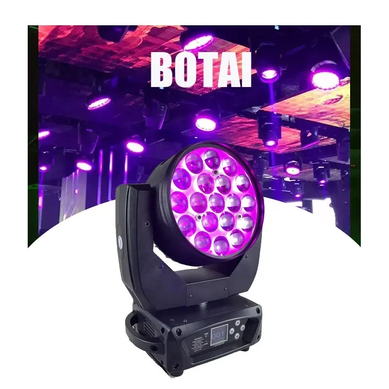 Botai disco stage светодиодный wash 19x1 5W Wash lights zoom движущийся луч