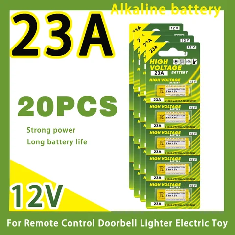 Щелочные батарейки Катушки 23A 12В