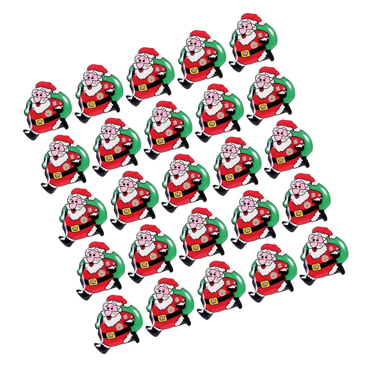 

50Pcs Christmas Badge Unique Santa Charming Gifts for Dress Shirts