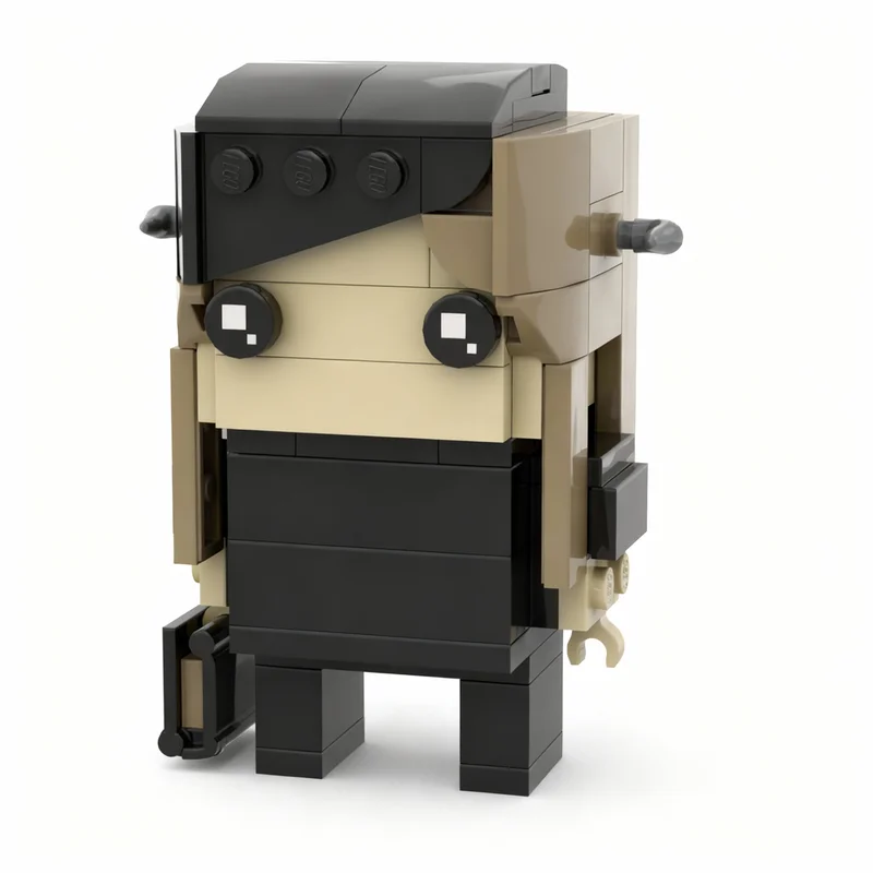 Фото Набор строительных блоков MOC BrickHeadz (112 деталей), модель ReFantazio, подарок на Рождество, развивающая игрушка для архитектурного моделирования №2