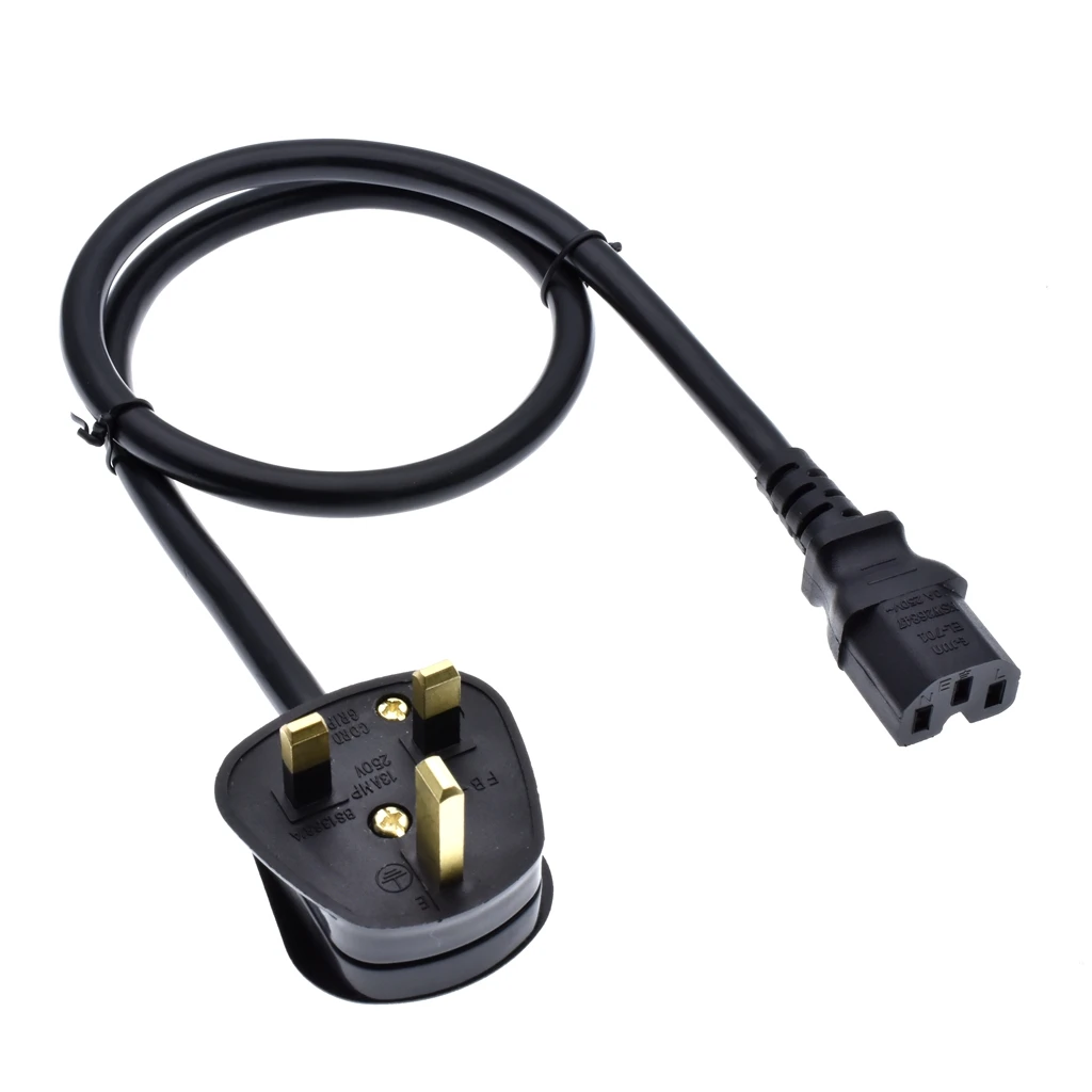 3-контактный шнур питания европейского стандарта США Великобритании Австралии