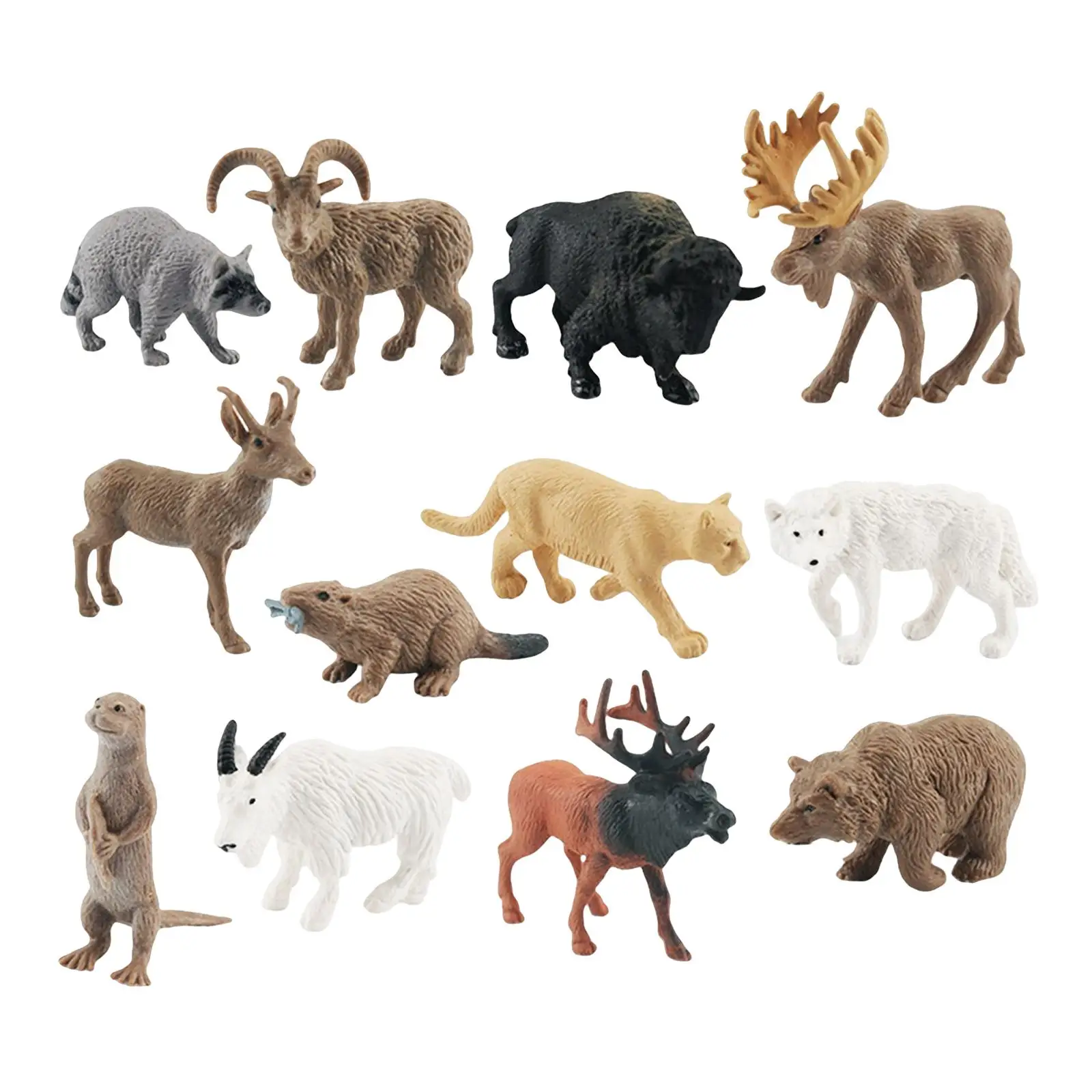 

12 шт., фигурки животных в ассортименте