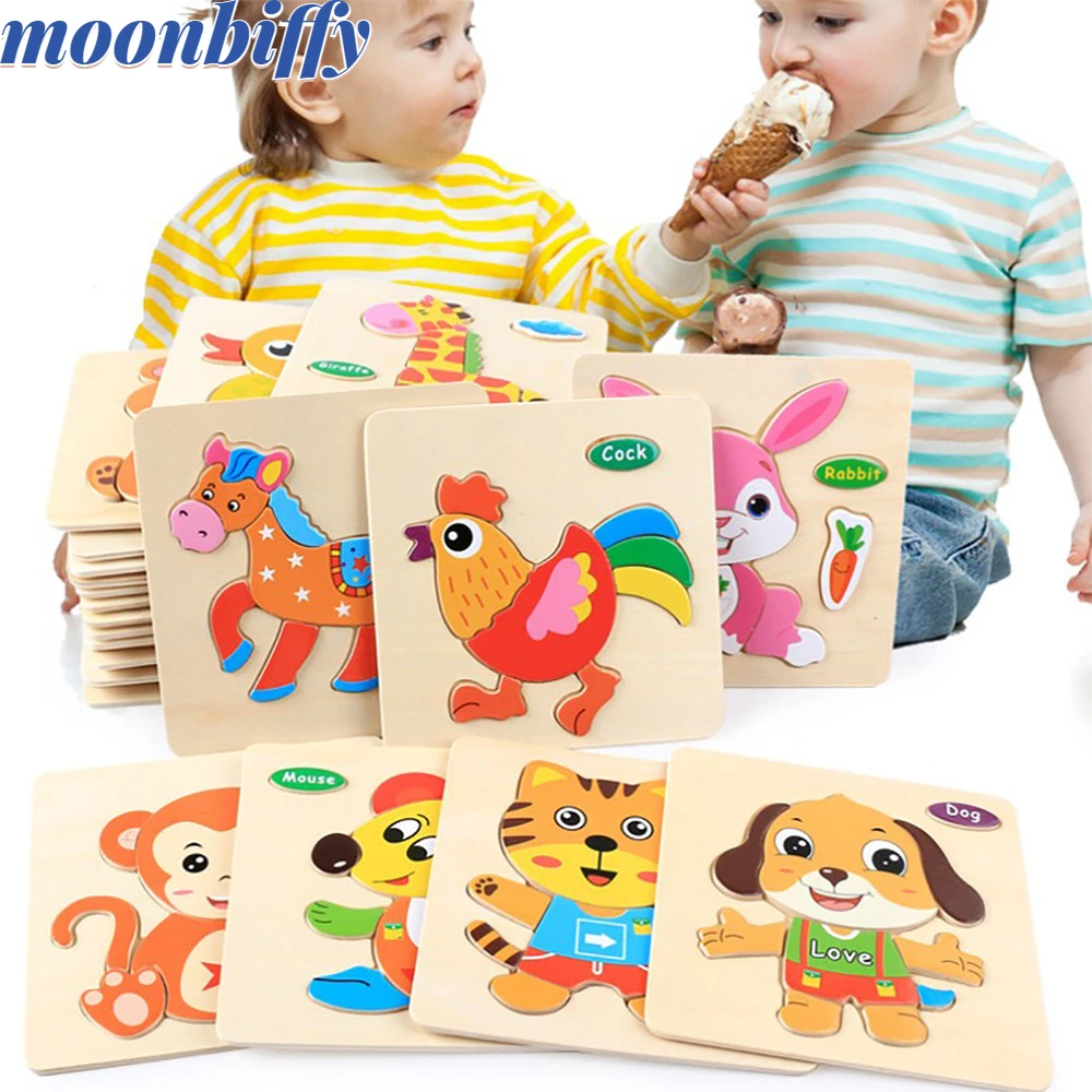 

For Children Decompression Relaxation Fun Toy Gift Wooden Puzzle Educational Developmental Baby Kids Training Toy Free Shipping