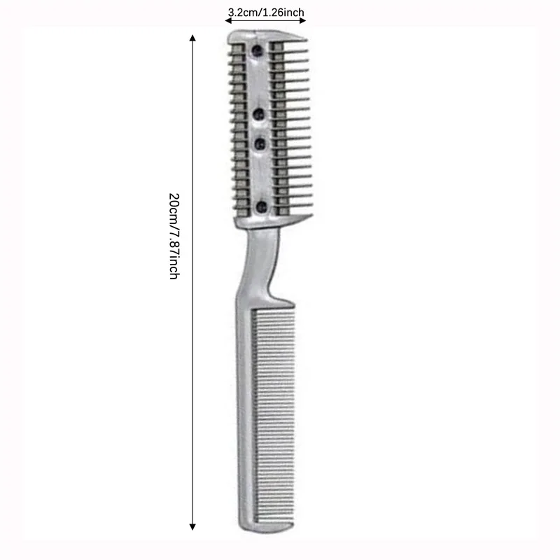 Ручная бритва и расческа для обрезки шерсти кошек собак 2 лезвия