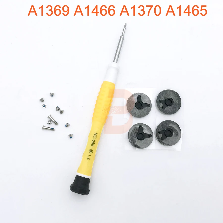 Новый нижний корпус Резиновые ножки с винтами для Macbook Air Pro Retina A1278 A1286 A1297 A1398 A1425