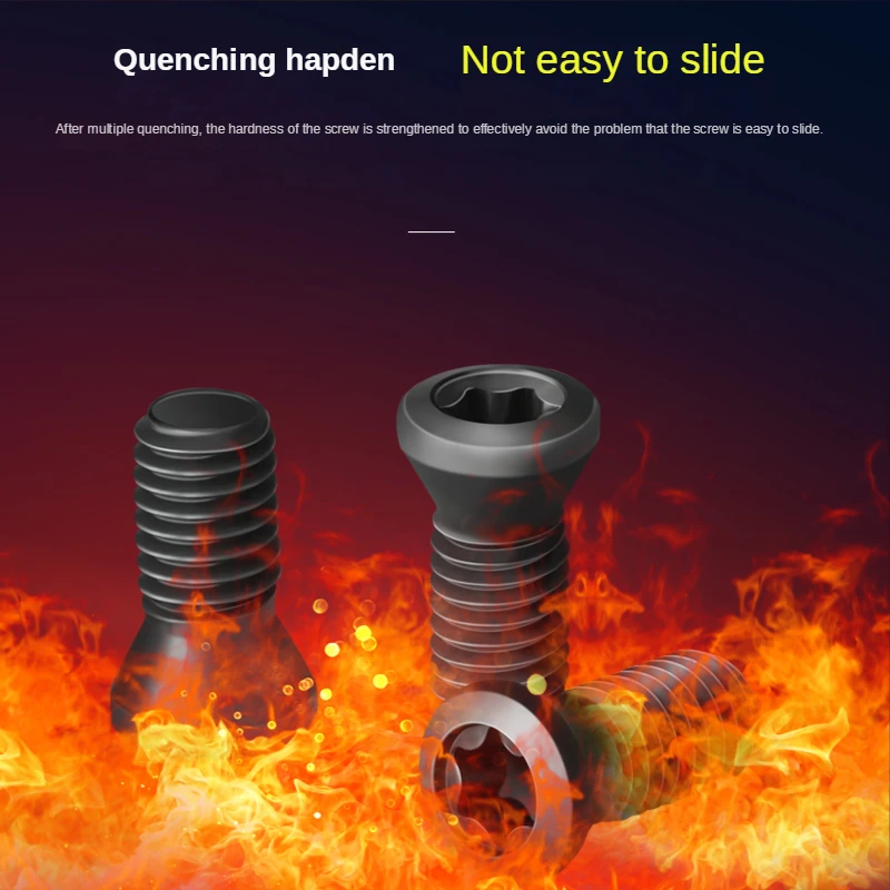 Держатель инструмента ЧПУ Screw Turing M2 M2.5 M3 M3.5 M4 M5 M6 вставной винт Torx заменяет