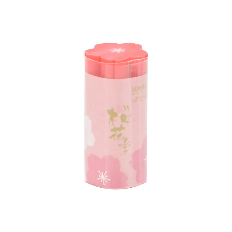 

New creative cartoon flowers Ordinary round cherry blossom rubber eraser kawaii cute school supplies korean stationery