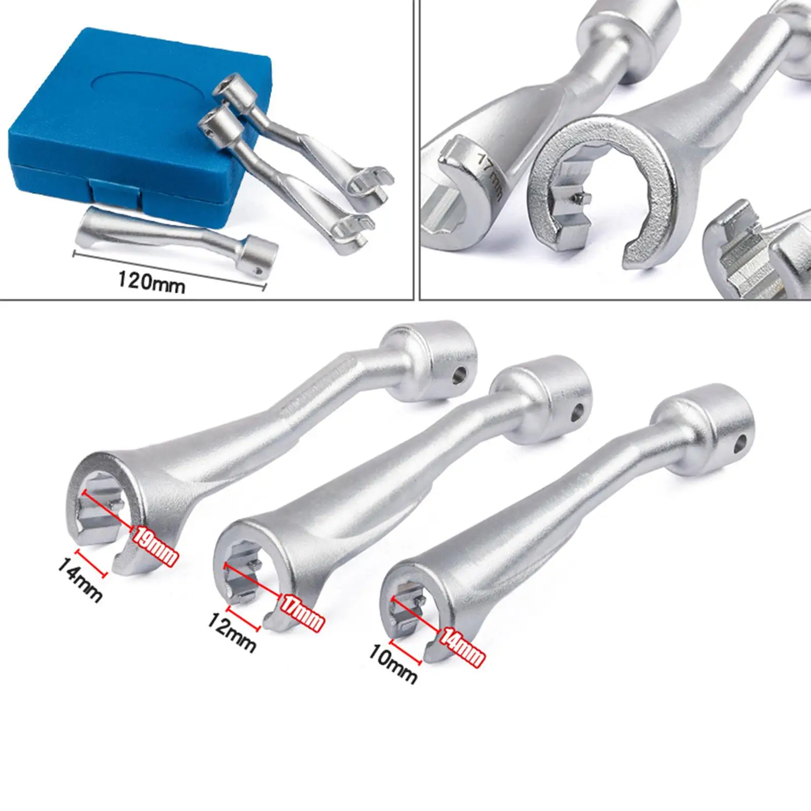 3x набор торцевых ключей для топливной форсунки ручной инструмент L-образный