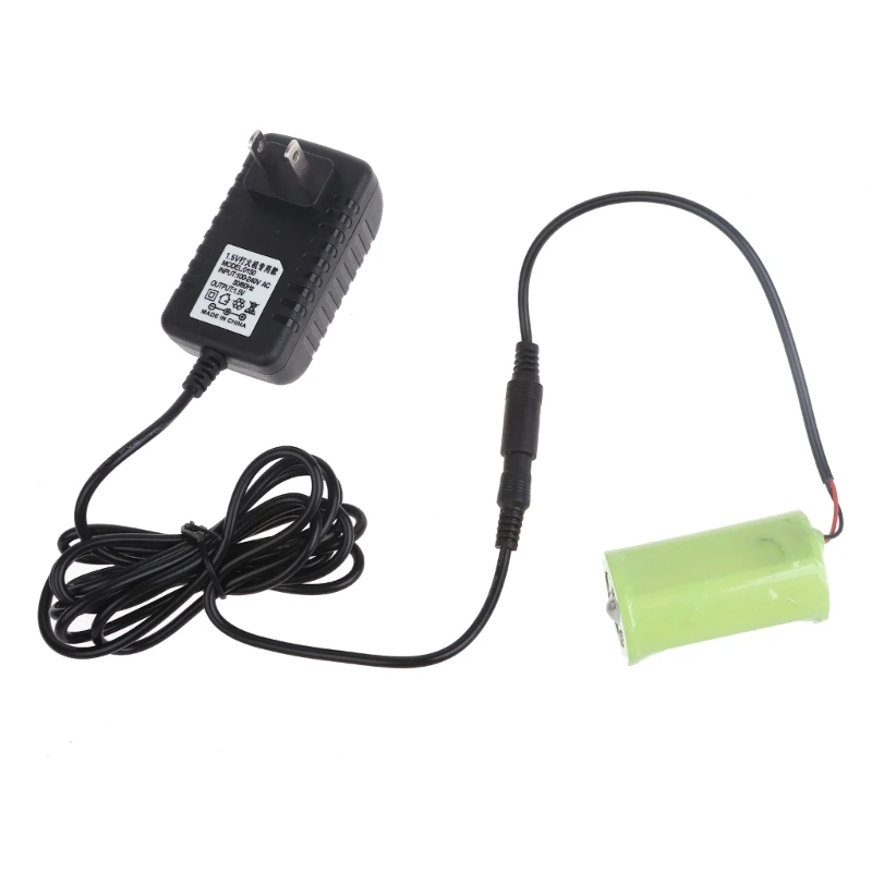 

US Plug to LR20 D Battery Eliminate Cable for 1.5V LR20 D Battery for Toy, Controllers, Gas Water Heater, Torches