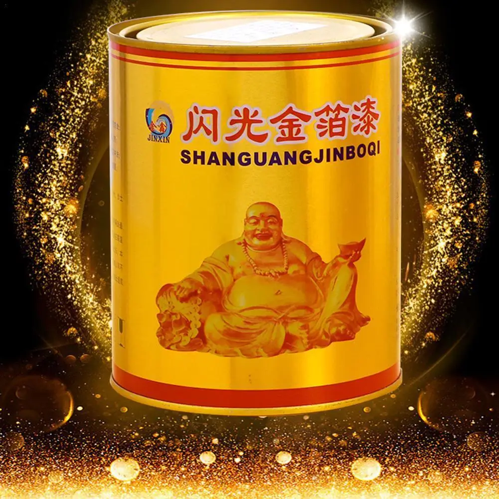 100g/350g Gold Paint Water-based Bronzing Paint, For Wood, Gold Statue, Furniture Gold Paint, Safe, Non-toxic Gold Foil Paint