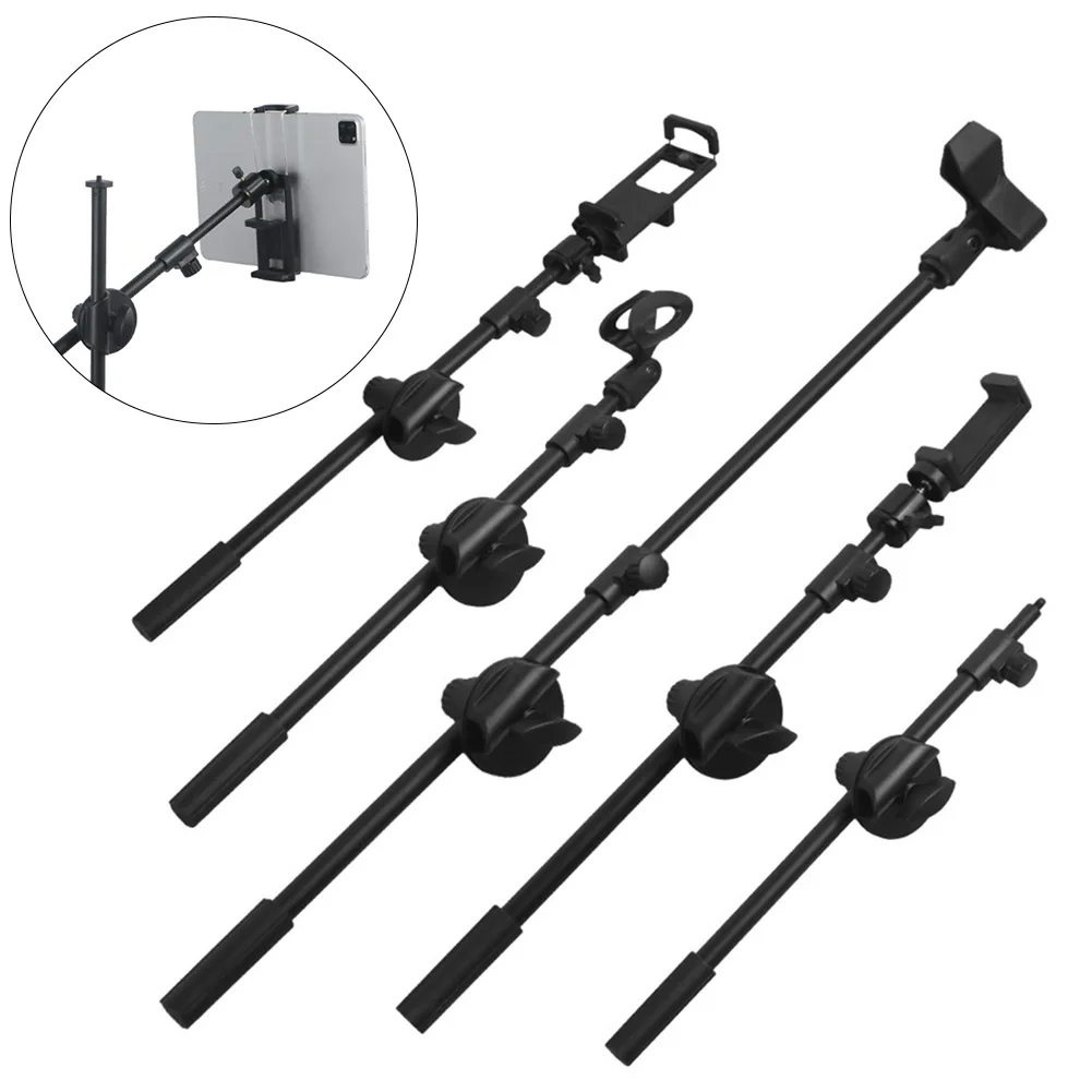 

360° Microphone Holder Microphone Stand Bracket Boom Arms Adjustable Bracket Support With Microphone Clip Table Mounting Clamp