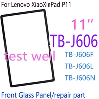 11 new lcd screen display for lenovo tab p11 tb j606f tb j606l tb j606n j606 front glass outer touch glass screen replacement