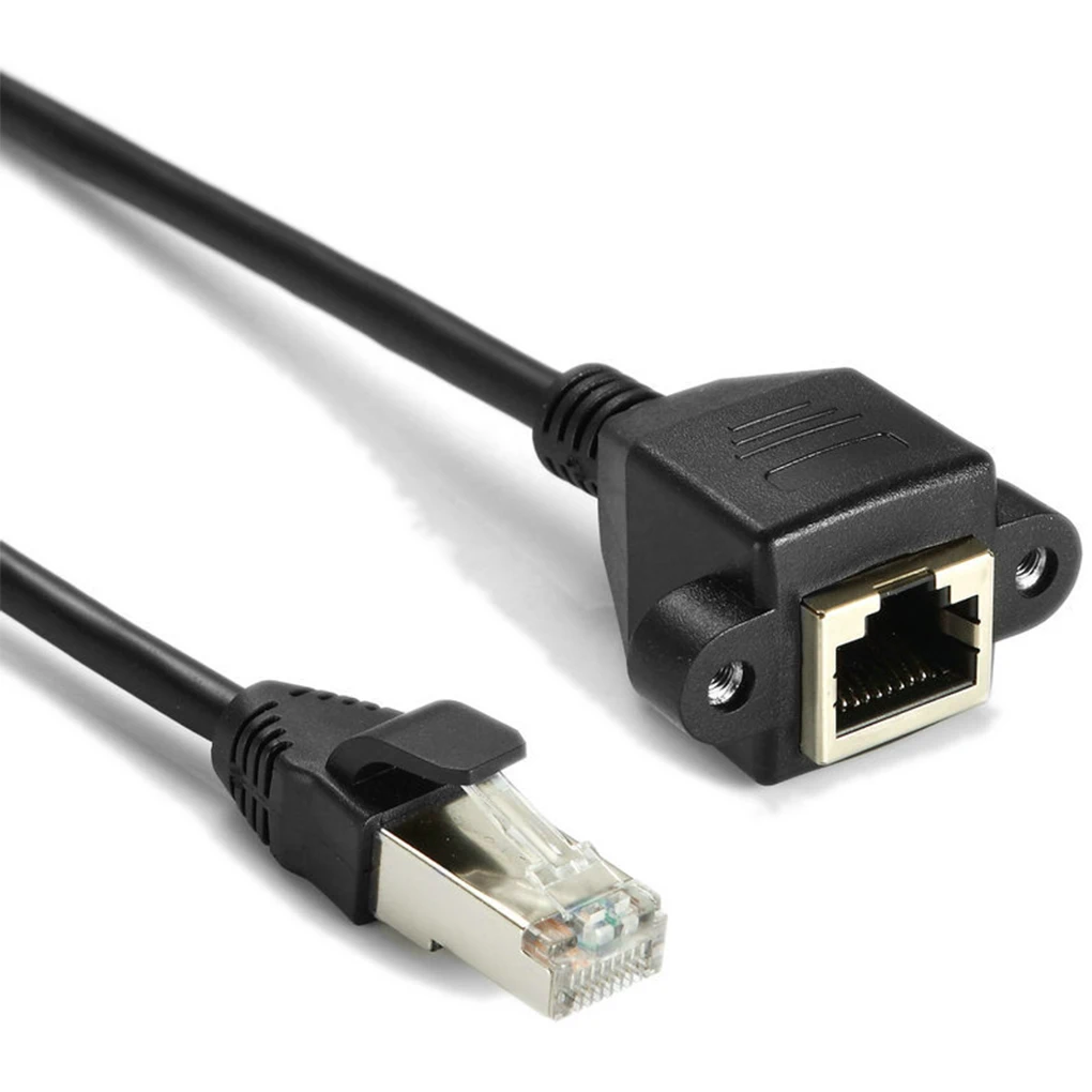 

0,6 м кабель-удлинитель со штекером на гнездо RJ45 Ethernet Интернет-сеть LAN, экранированный кабель RJ45