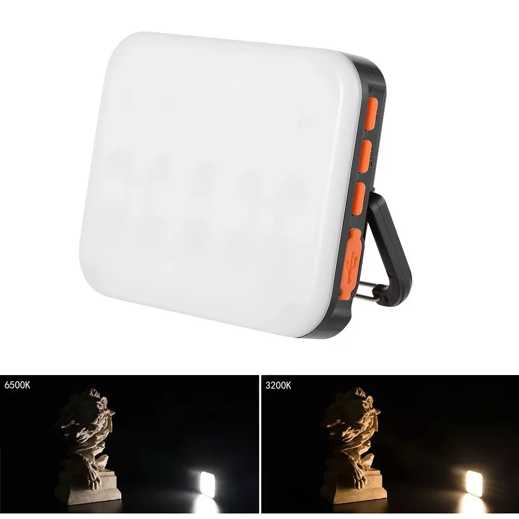 

Светодиодный фонарь для кемпинга, портативный аварийсветильник ильник IP65, водонепроницаемый наружный регулируемый RGB фонарь для палатки, п...