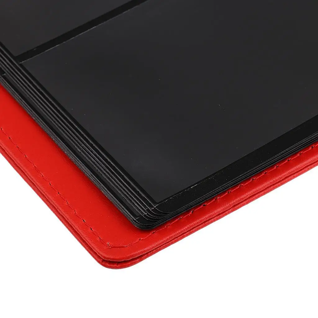 

Home Decor Leather Paper money album 10 sheets Collection Books Black