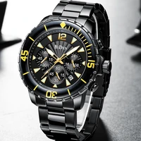 2022 new mens quartz watches big dial black waterproof sports business chronograph watch automatic date luxury trend aaa clocks