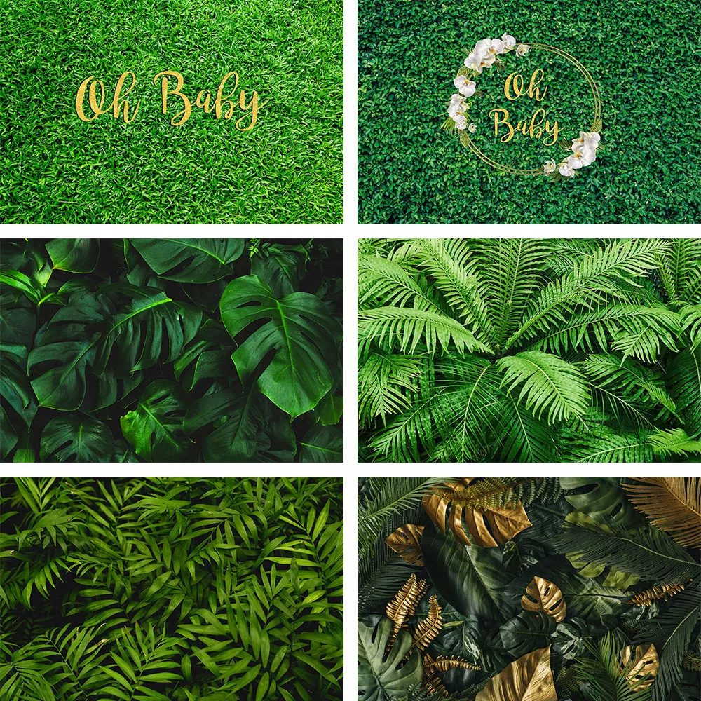

Зеленые листья тропический фон сафари детский душ День Рождения Вечеринка настраиваемый постер фотография фон для фотостудии