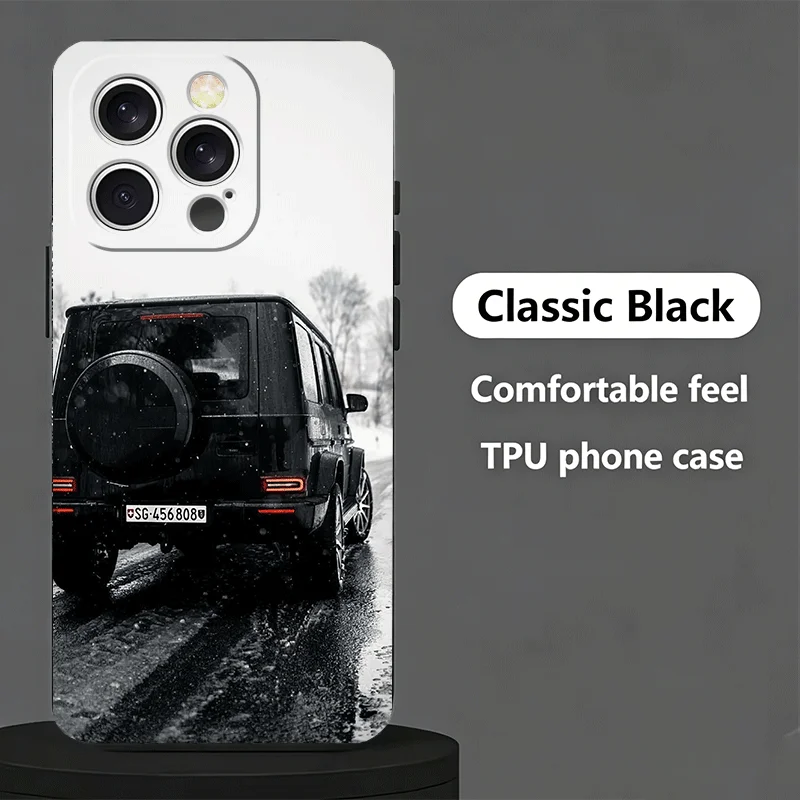 Мужской чехол для телефона Manly Man SUV G63 для iPhone 17 Air 16 15 Plus 11 14 Pro Max 17E 16E 13 12 7 XS X 8 SE с индивидуальным дизайном (art.: 3920db868e029) - 3920db868e029