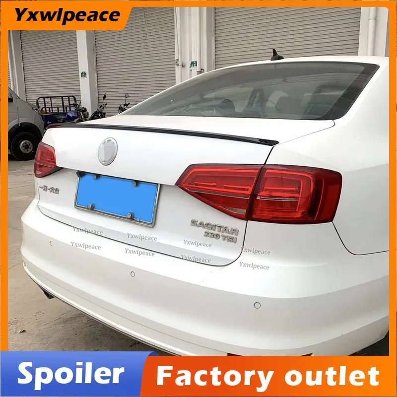 

For Volkswagen Jetta MK6 Spoiler 2012-2018 High Quality ABS Plastic Primer Color Rear Trunk Lip Spoiler Wing Car Styling