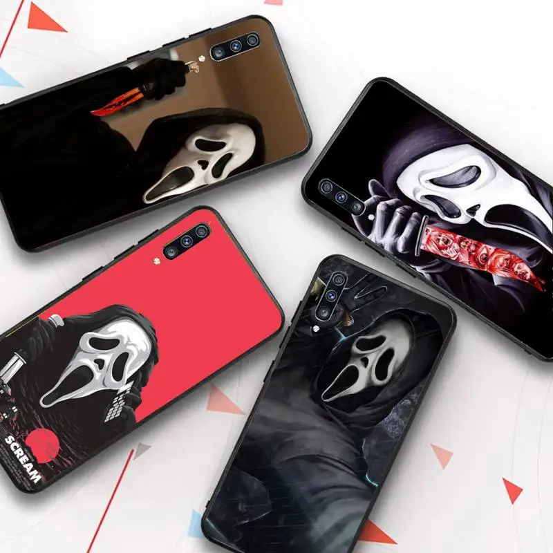 

Ghostface Scream Phone Case for Samsung S20 lite S21 S10 S9 plus for Redmi Note8 9pro for Huawei Y6 cover