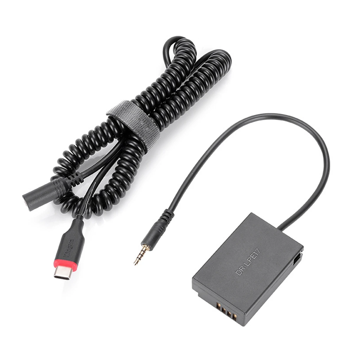 

ACK-E17 Type USB C LP-E17 Dummy Battery DC Power AC Adapter for Canon EOS 200D 750D 760D 770D 800D 850D Camera Charger