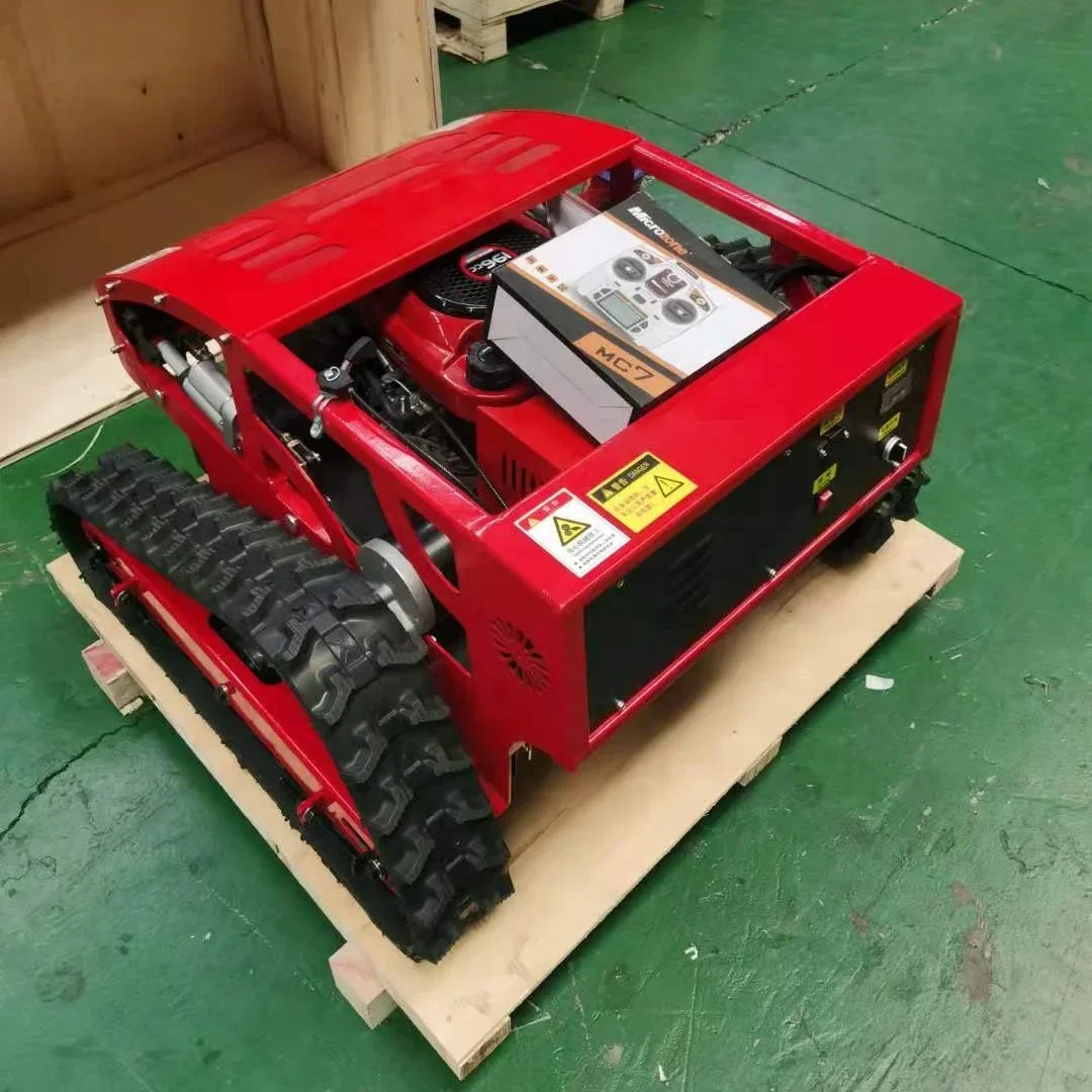 Робот Мини Дешевая Резка Травы Дистанционное Управление Газонокосилка Для Фермы