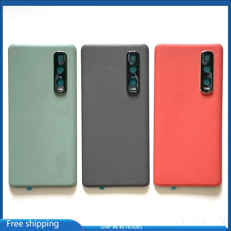 Крышка батарейного отсека, задняя панель, задняя крышка для Oppo Find X2 Pro CPH2025 PDEM30, Задняя деталь для замены