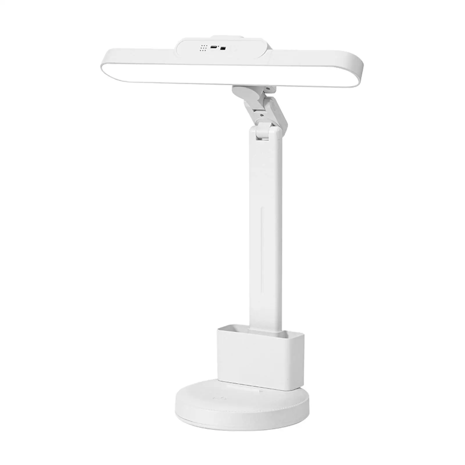 

Table Lamp Phone Rack Dimmable Foldable with Storage Box Rechargeable Rotating Night Light for Bedroom Ornament Decor Gifts
