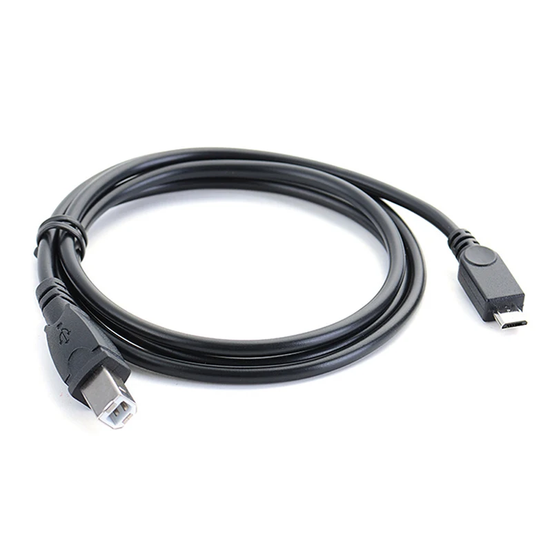 

3.2ft Micro USB Male To USB B Type Male Data OTG Cable For Mobile Tablet Printer 1m Connector 2 : Standard B Type Male