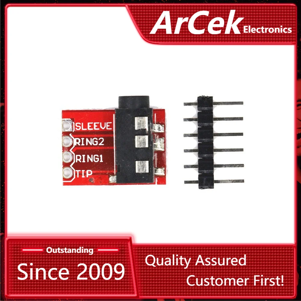 

TRRS 3.5mm Jack Breakout Headphone audio video MP3 Block Interface Modules