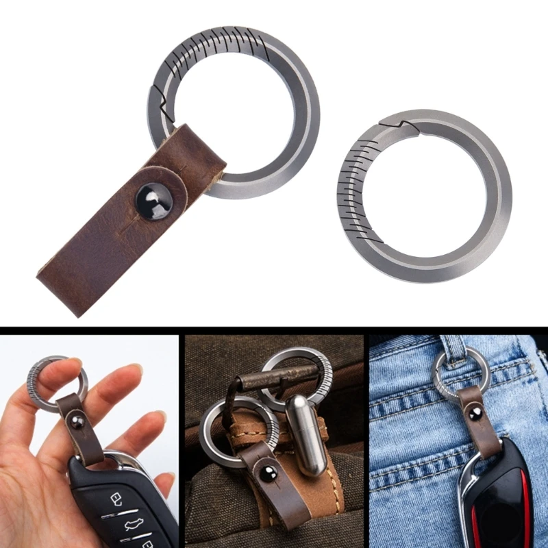 

Dropship Car Keychain for Women and Men Key Fob Keychain Leather Key Chain for Car Keys