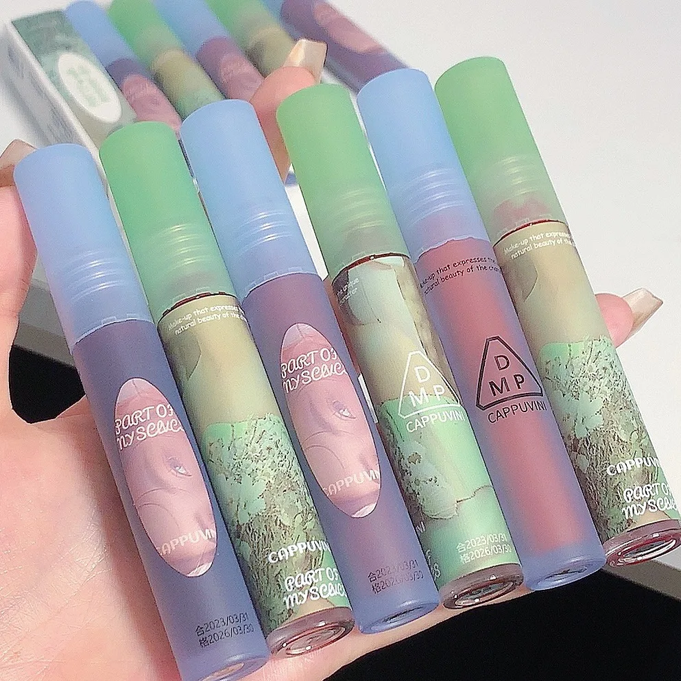 

Cappuvini Atmospheric Lip Glaze Long-lasting White Lip Mud Matte Matte Non-fading Lip Gloss Lipstick