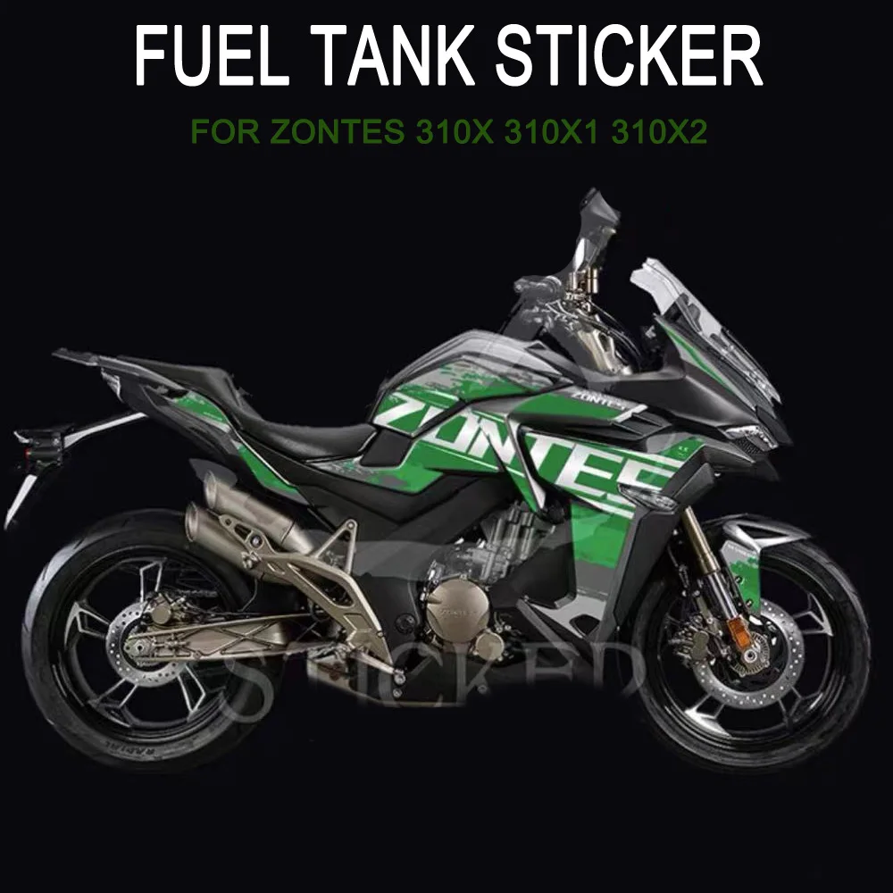 For Zontes ZT310 X 310 X1 310 X2 310X 310X1 310X2 Stickers Decals Fuel Tank Protection Sticker