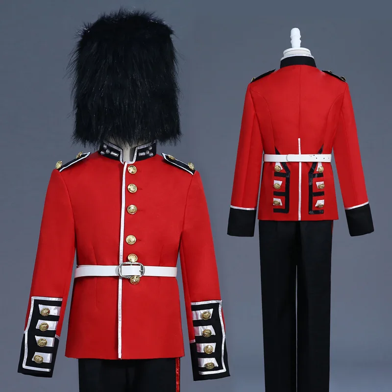 

Костюм королевской гвардии в английском стиле, костюм принцессы Вильяма из блейзера и брюк для косплея на Хэллоуин, 2023