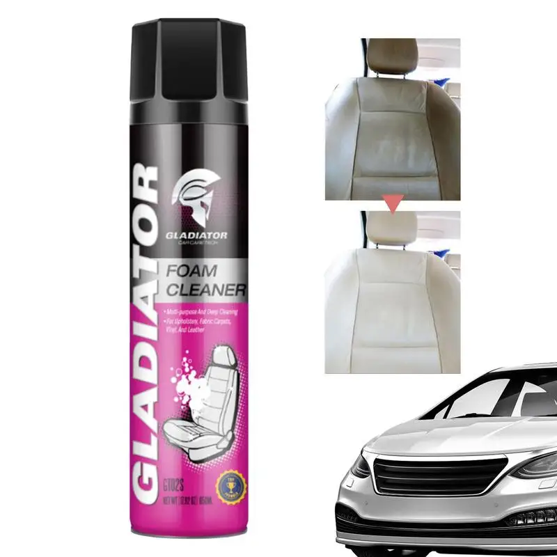 

Многофункциональный очиститель пены, Очиститель пены для кожаных сидений, спрей, многофункциональный Мощный Очиститель для обеззараживания салона автомобиля