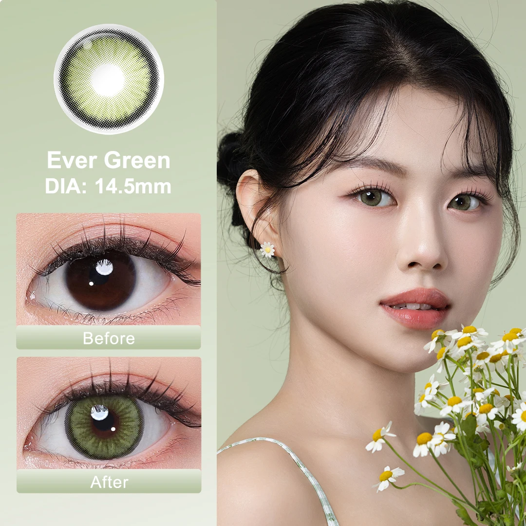 1 пара цветных контактных линз с диоптриями близорукостью контакты для глаз