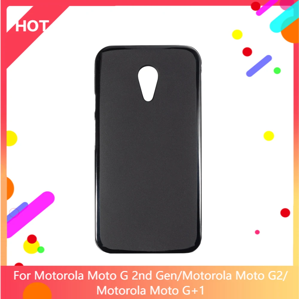 Чехол Moto G 2-го поколения матовый Мягкий силиконовый чехол из ТПУ для Motorola G2 + 1