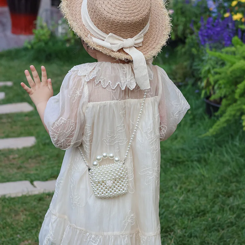 dziecięca torba na ramię dla dziewczynki Perłowa kobiet Matka Dzieci Torebki Portmonetka