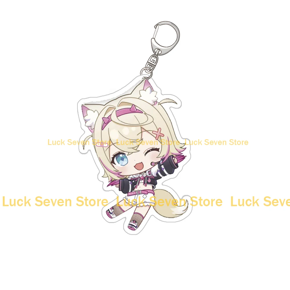 Фото LuckySeven Store Hololive Виртуальная официальная вокальная серия игровой персонаж мини-акриловый брелок Сумка-подвеска Праздничный подарок для мальчиков и девочек №5