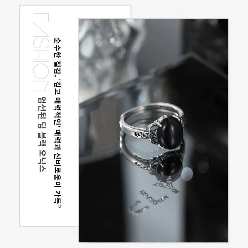 Светлое роскошное высококачественное ретро-кольцо из стерлингового серебра 925