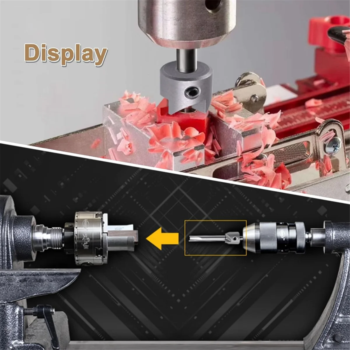 Набор для перьевой фрезы цилиндрическая система триммера комплектов ручек 7 мм 8