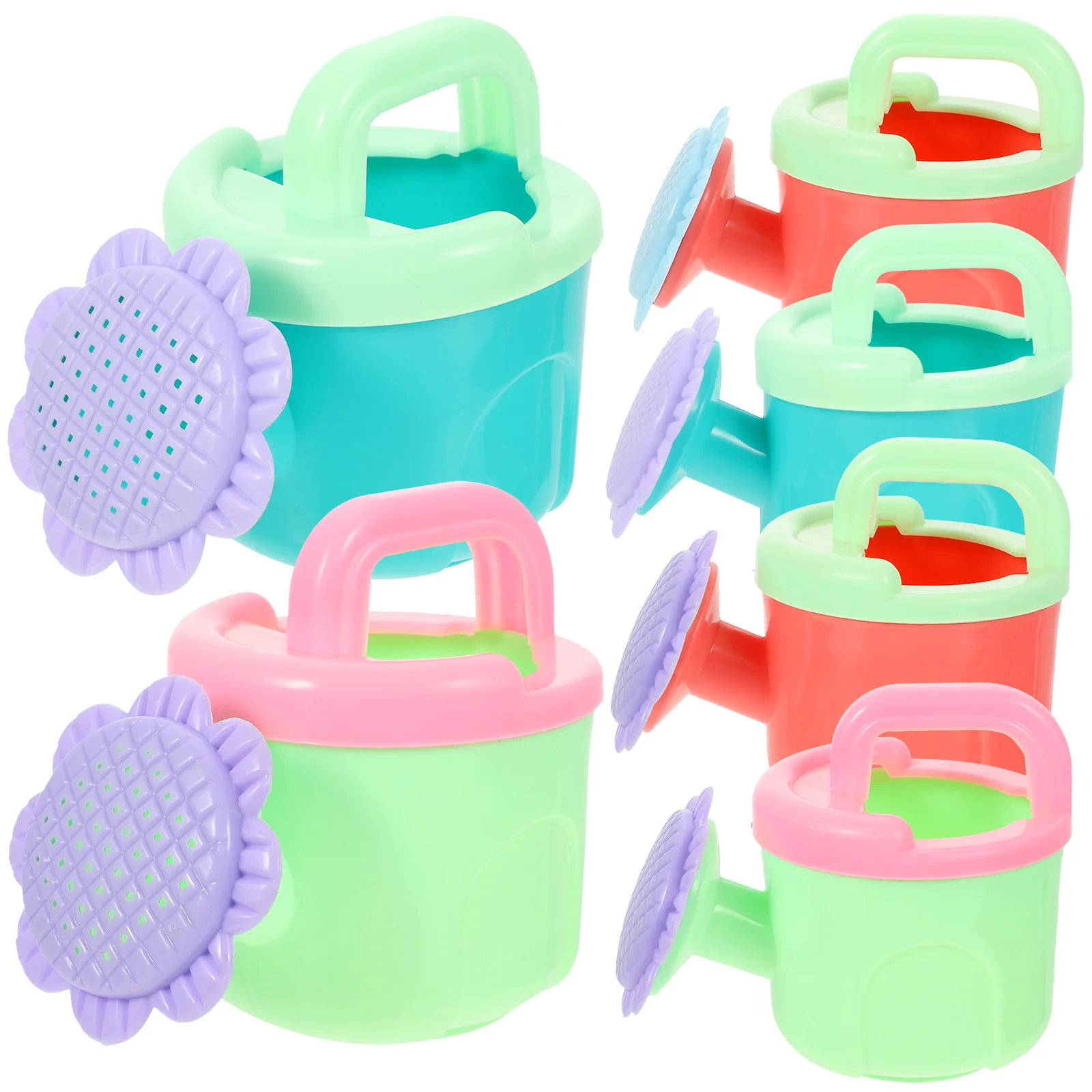 

6pcs Small Gardening Kids Watering Can Kid Bath Toys Beach Toy Watering Pot Kids Watering Pot