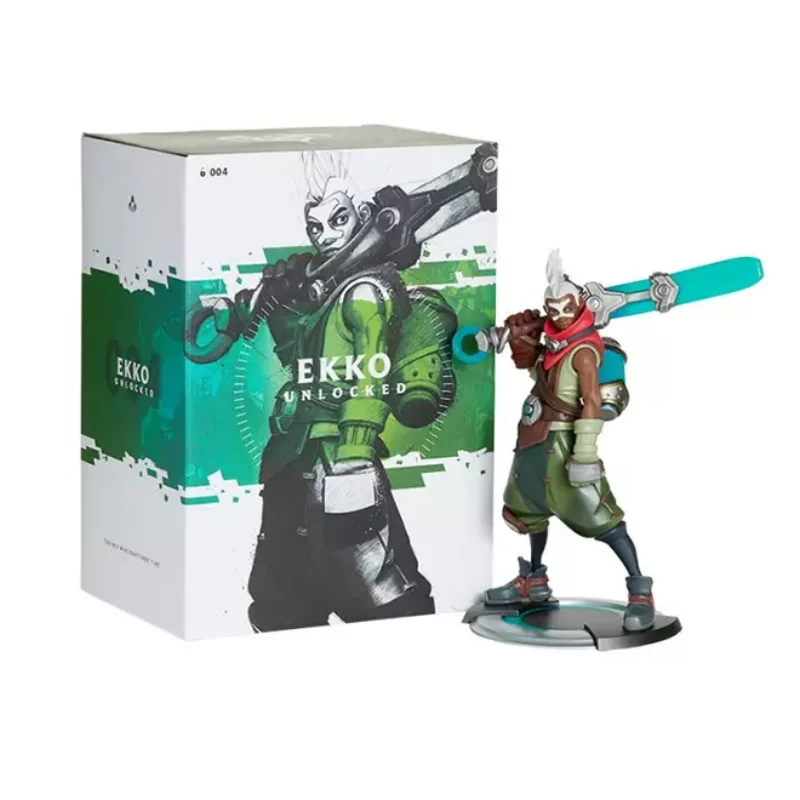 

Original League of Legends Ekko Medium Statues the Boy Who Shattered Time Anime Figures Toys Game Girls Gifts PVC Action Model