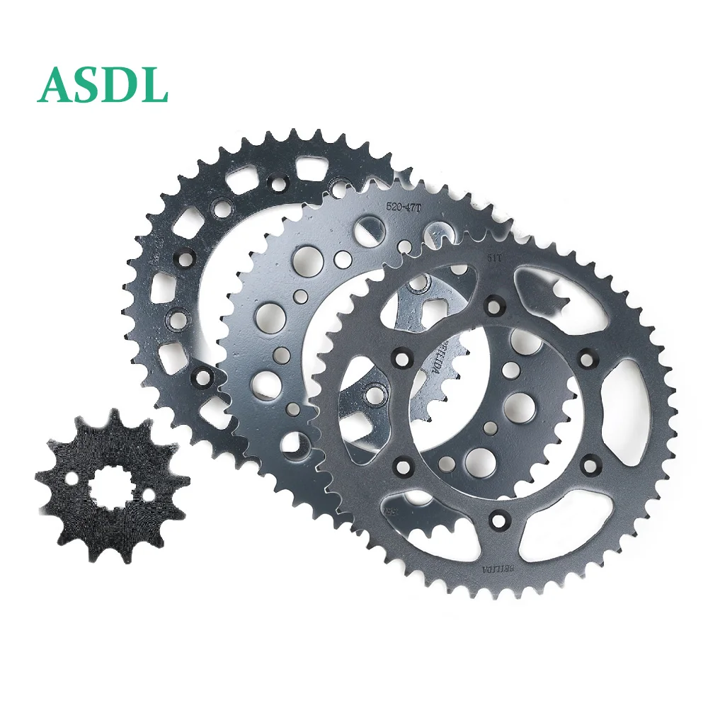 

520 13T 43T 47T Motorcycle Drive Chain and Front Rear Sprocket Set for Honda XR250 III S Baja 1996 520-13T 520-43T XR 250