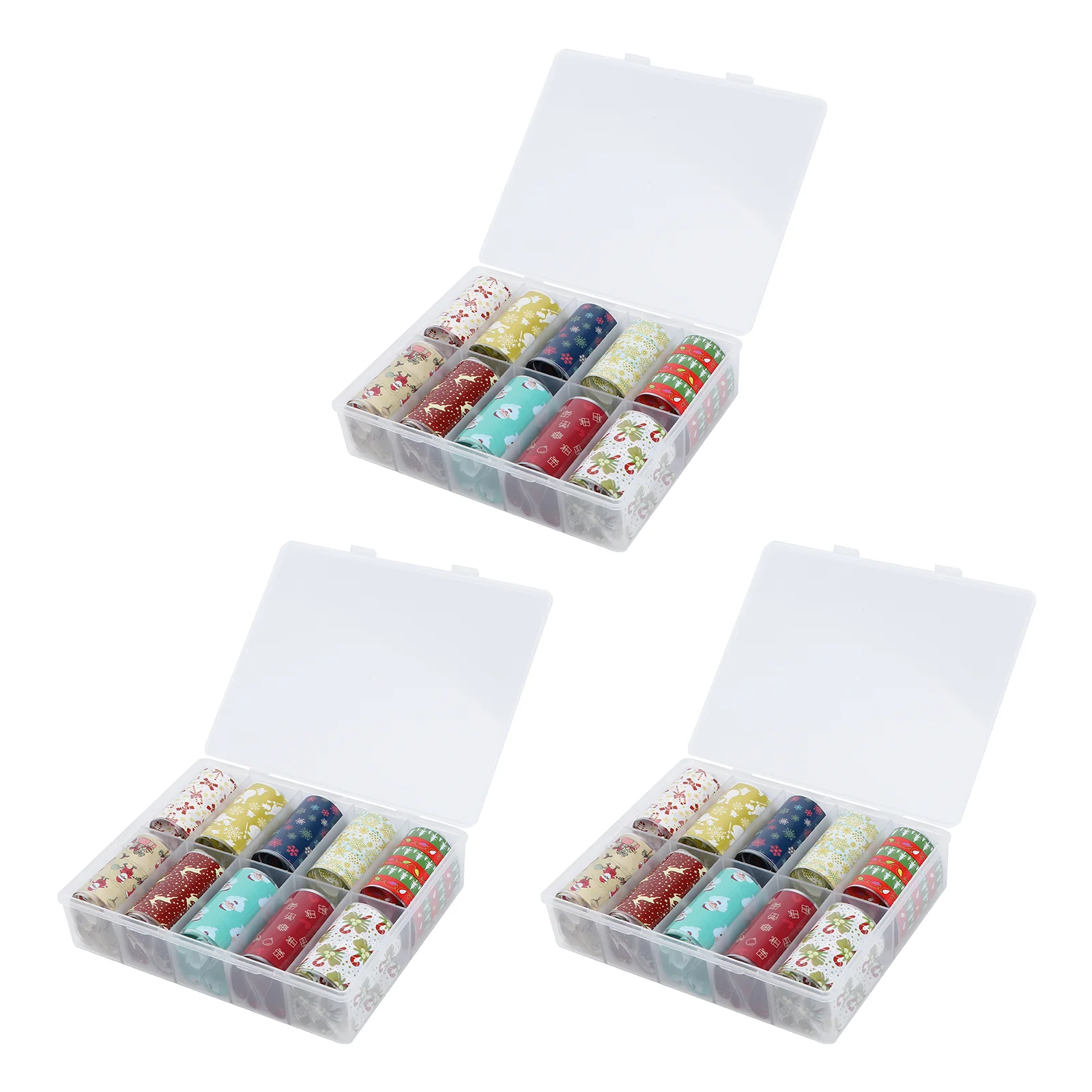 

30 Sheets Christmas Nail Stickers Xmas Nail Foil Transfer Sticker Winter Deer Manicure Decoration for DIY Nail Design