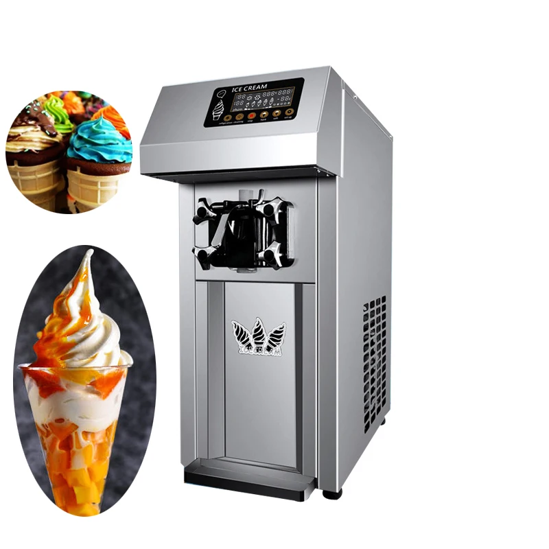 

Машина для производства мягкого мороженого PBOBP, коммерческое полностью автоматическое вертикальное холодильное оборудование из нержавеющей стали 220 В/110 В