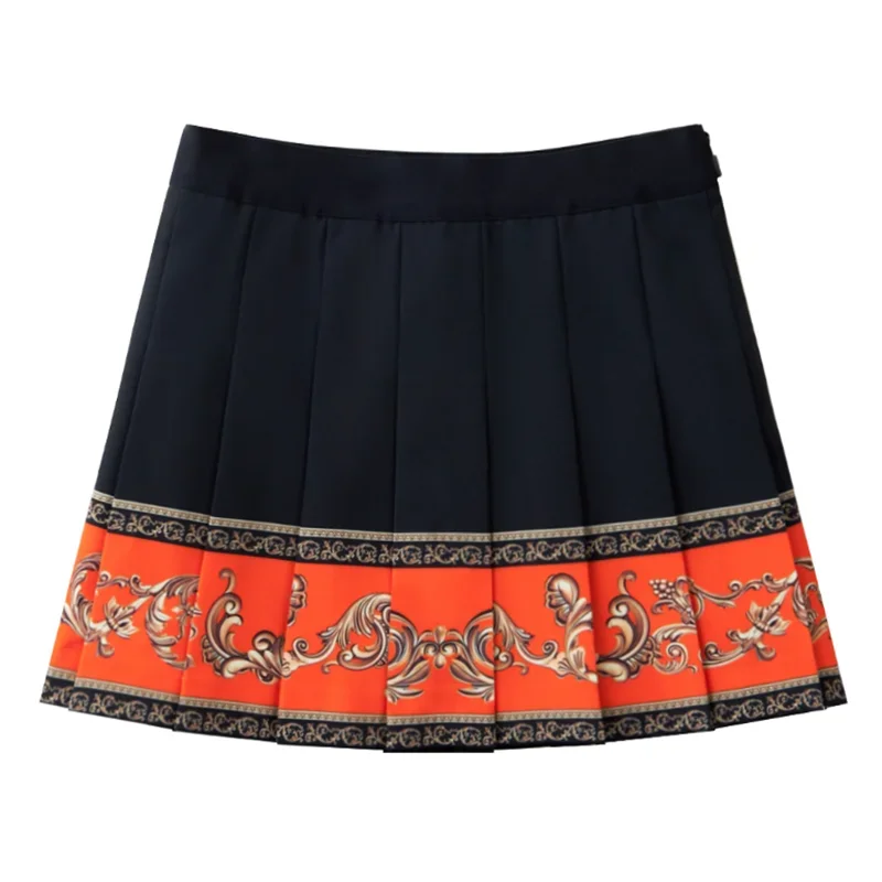 Женская летняя одежда для гольфа дамские юбки с нижним бельем уличная принтом