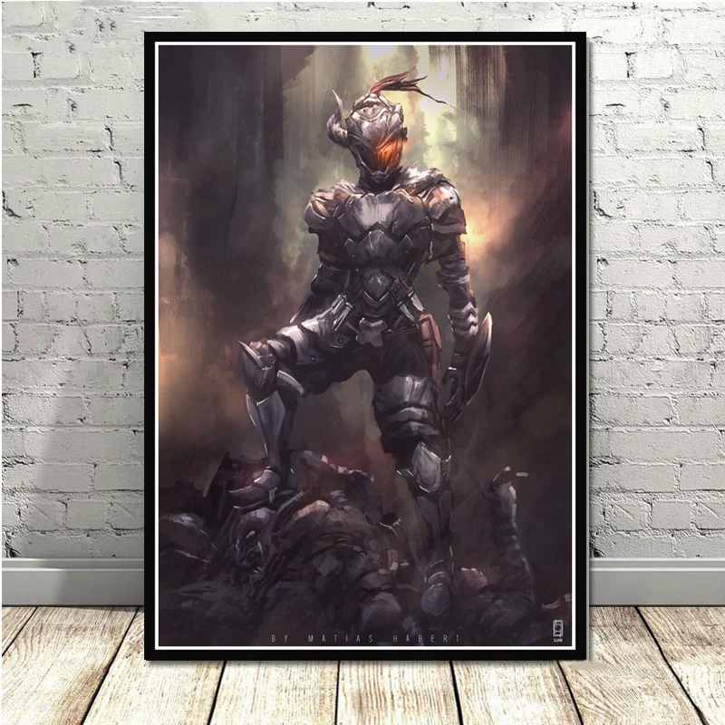 

Goblin Slayer Cute Sexy Girl Anime poster and print Canvas Painting Art wall pictures decorations for home decor Affiche
